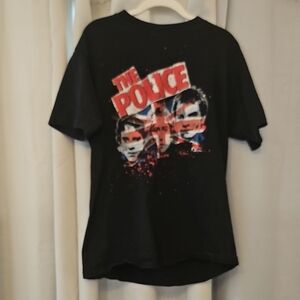 L Men's Band The Police Tour T-Shirt